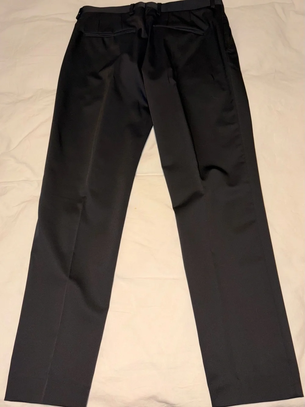 Zara Man Two-Button Black Suit Jacket (36R) & Trousers (31x30) Set Romania Made